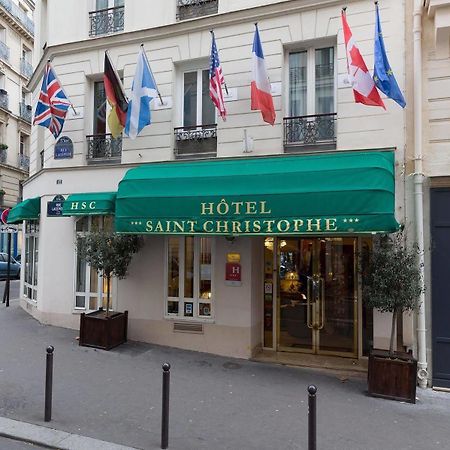 Hotel Saint Christophe Париж Экстерьер фото